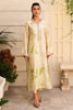Picture of Jehaan - chiffon plain dupatta with green borders